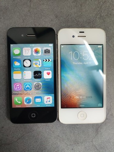 Apple iphone white black - 4, white/black